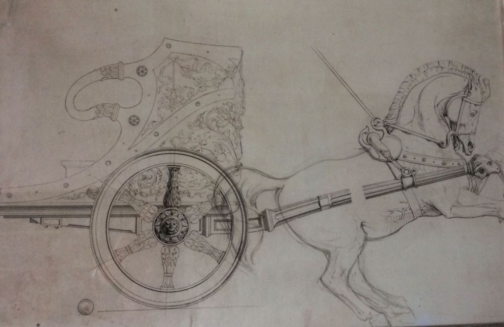 Sousoší trig na Národním divadle