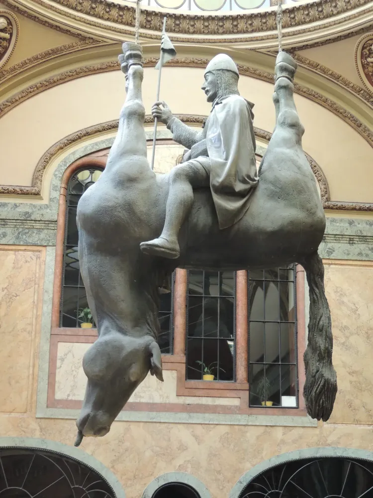 St. Wenceslav of David Černý - demolished myth